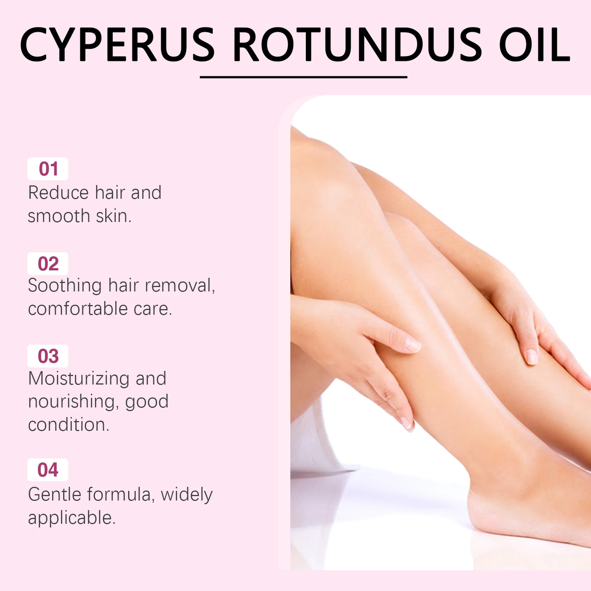 Floral Scent Hair Removal & Moisturizing Oil